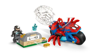 Spidey op zijn motor vs. Rhino van LEGO – productfoto 7 van 11