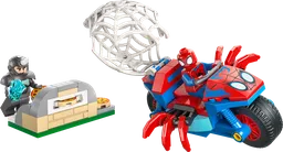 LEGO Spidey on his Motorcycle vs. Rhino (11206)
