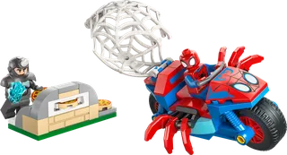 Spidey op zijn motor vs. Rhino van LEGO – productfoto 1 van 11
