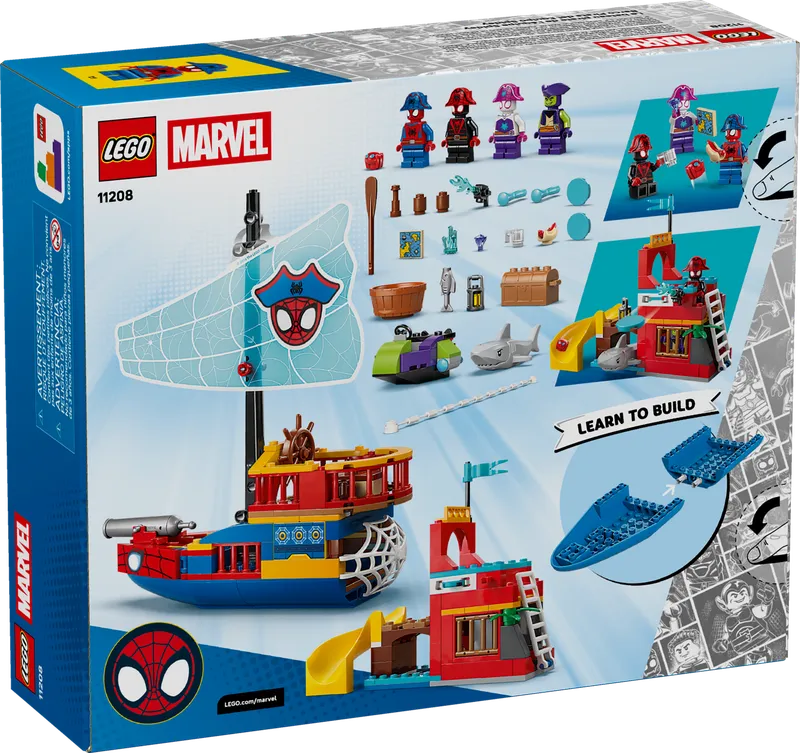 Team Spidey Pirate Ship fra LEGO – produktbillede 11 af 11