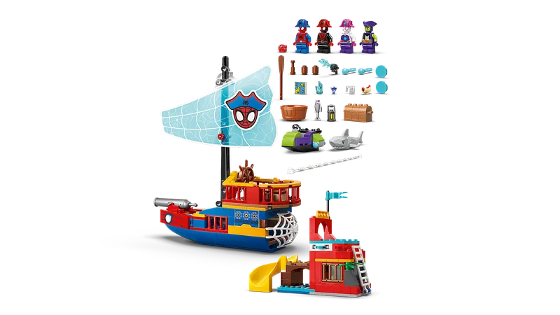 Team Spidey Pirate Ship fra LEGO – produktbillede 3 af 11
