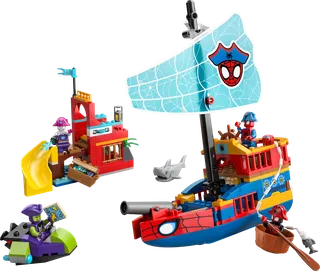 Team Spidey Pirate Ship fra LEGO – produktbillede 1 af 11