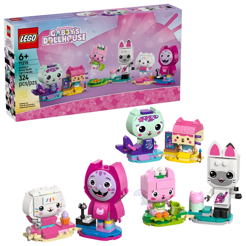 Gabby's Brick-Built Cat Friends fra LEGO – produktbillede 2 af 8