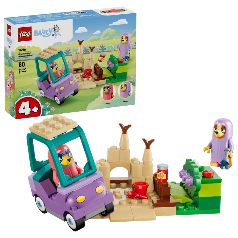 Grannies with Bingo and Bluey fra LEGO – produktbillede 2 af 11