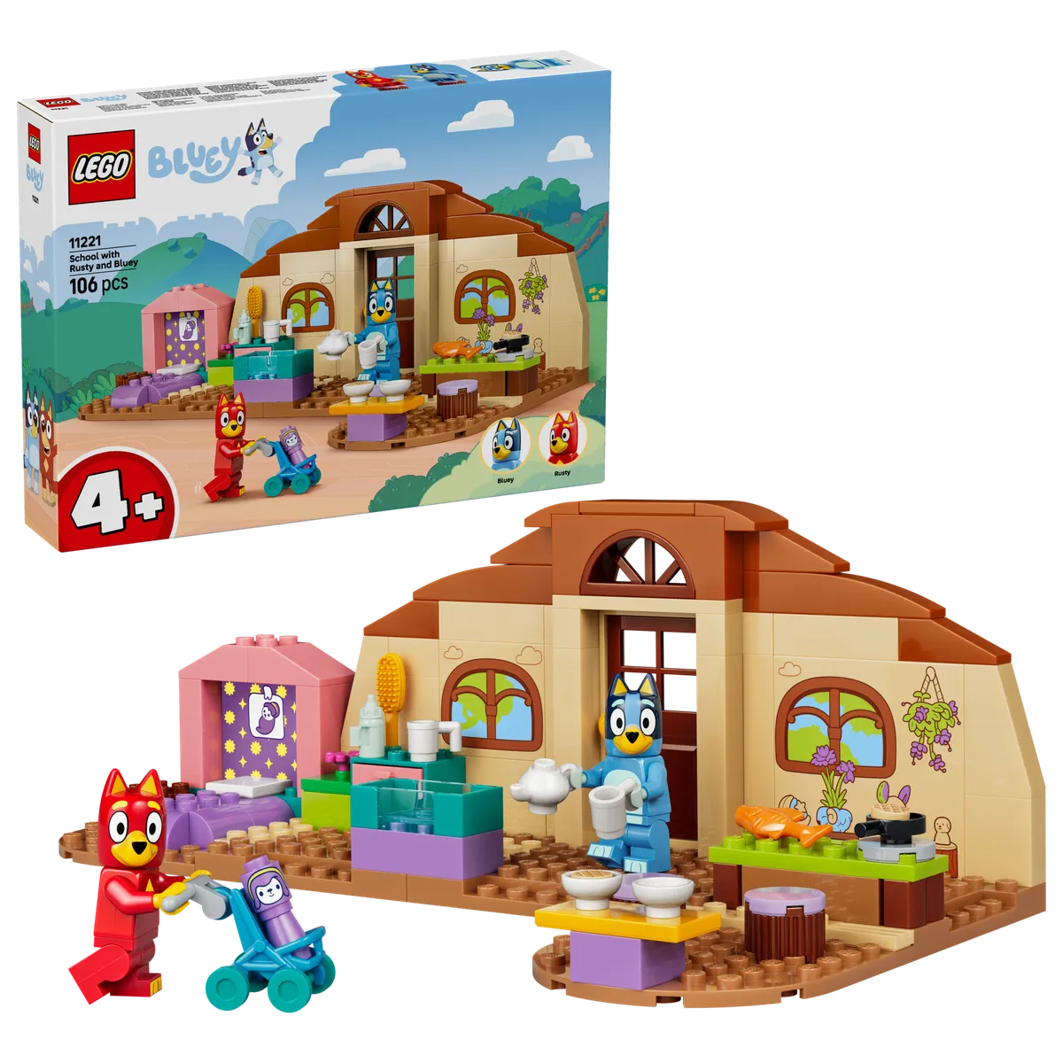 LEGO School with Rusty and Bluey (11221) - Bild 7
