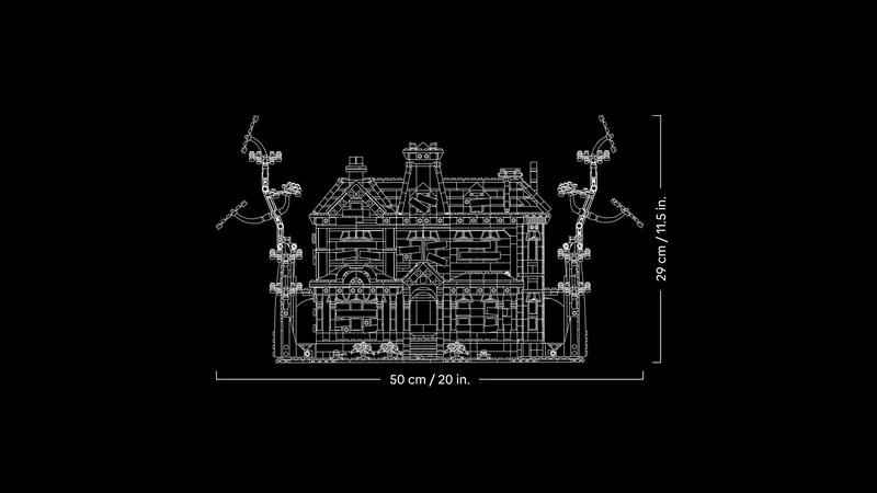 Stranger Things: The Creel House von LEGO – Produktfoto 8 von 18