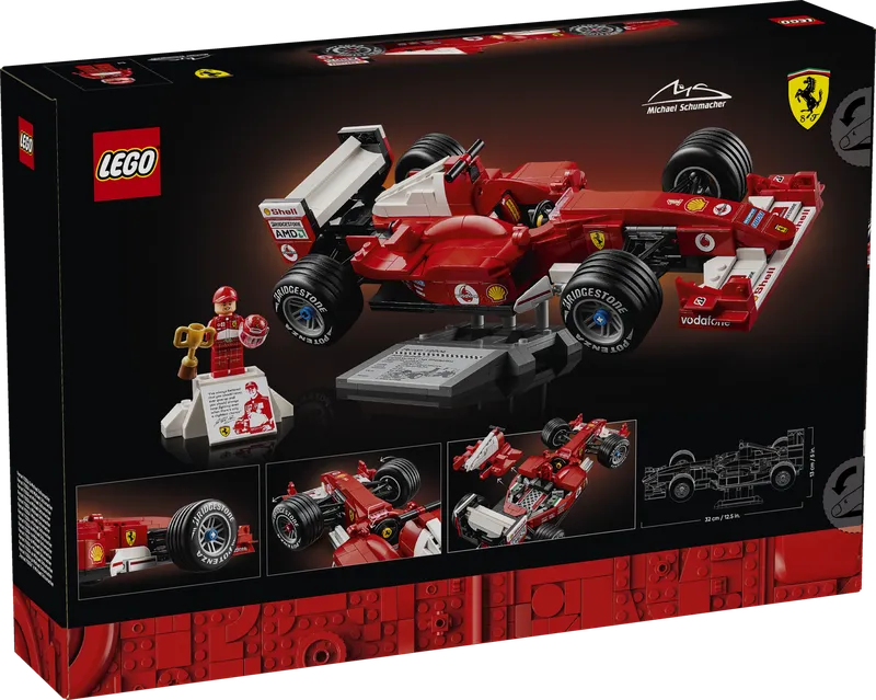 Ferrari F2004 & Michael Schumacher van LEGO – productfoto 18 van 18