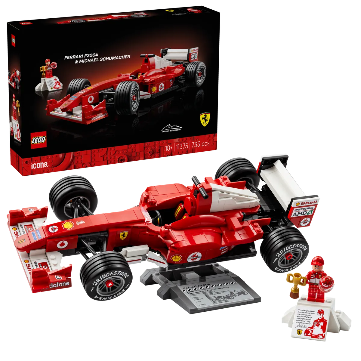 LEGO Ferrari F2004 & Michael Schumacher (11375) - Bild 7