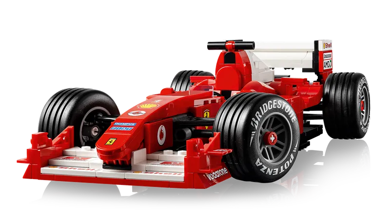Ferrari F2004 & Michael Schumacher van LEGO – productfoto 3 van 18