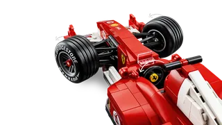 Ferrari F2004 & Michael Schumacher van LEGO – productfoto 7 van 18