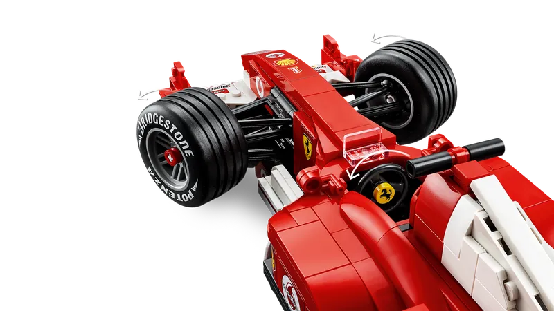 Ferrari F2004 & Michael Schumacher van LEGO – productfoto 7 van 18