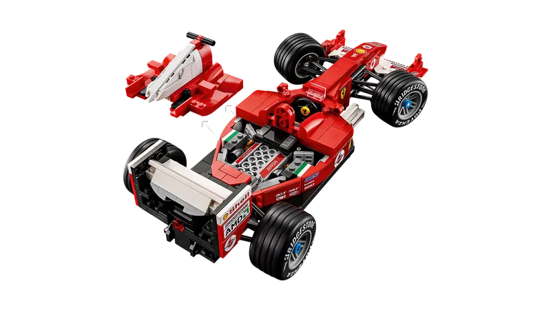 Ferrari F2004 & Michael Schumacher van LEGO – productfoto 8 van 18