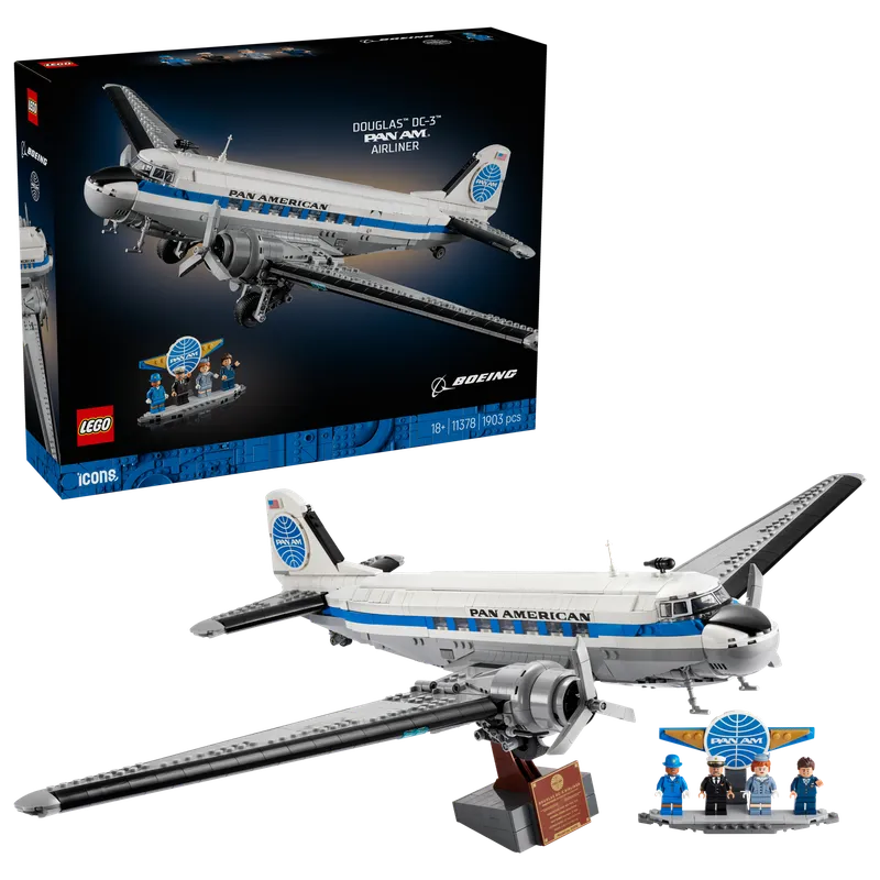Douglas™ DC-3™ PAN AM® Airliner von LEGO – Produktfoto 2 von 17