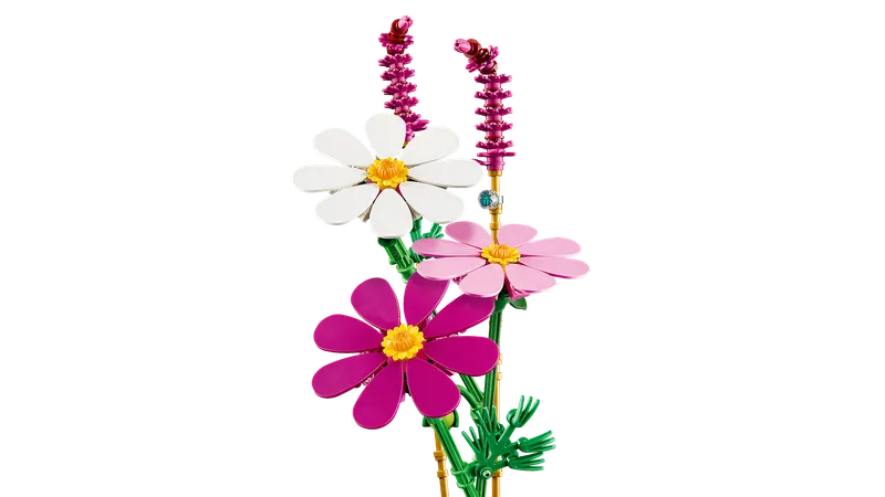 LEGO 11514 Cosmos Flowers detailbeeld voor de gids LEGO juli 2026: koopplan voor rustige maand