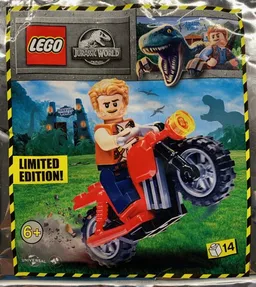 LEGO Owen and red motorbike (122114)