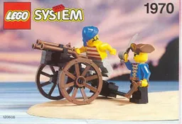 LEGO Pirate's Gun Cart (1970)