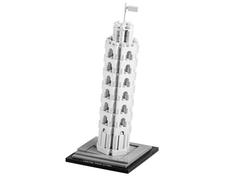The Leaning Tower of Pisa van LEGO – productfoto