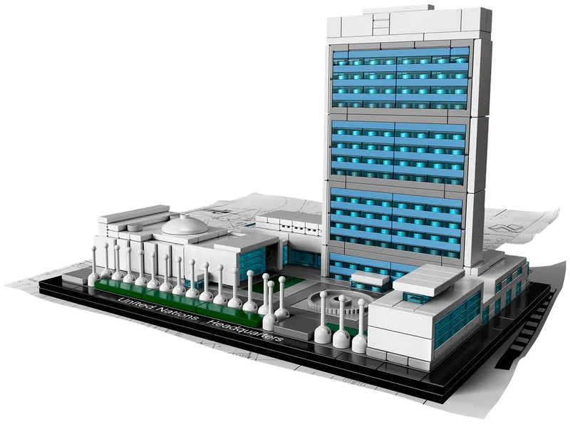 United Nations Headquarters van LEGO – productfoto