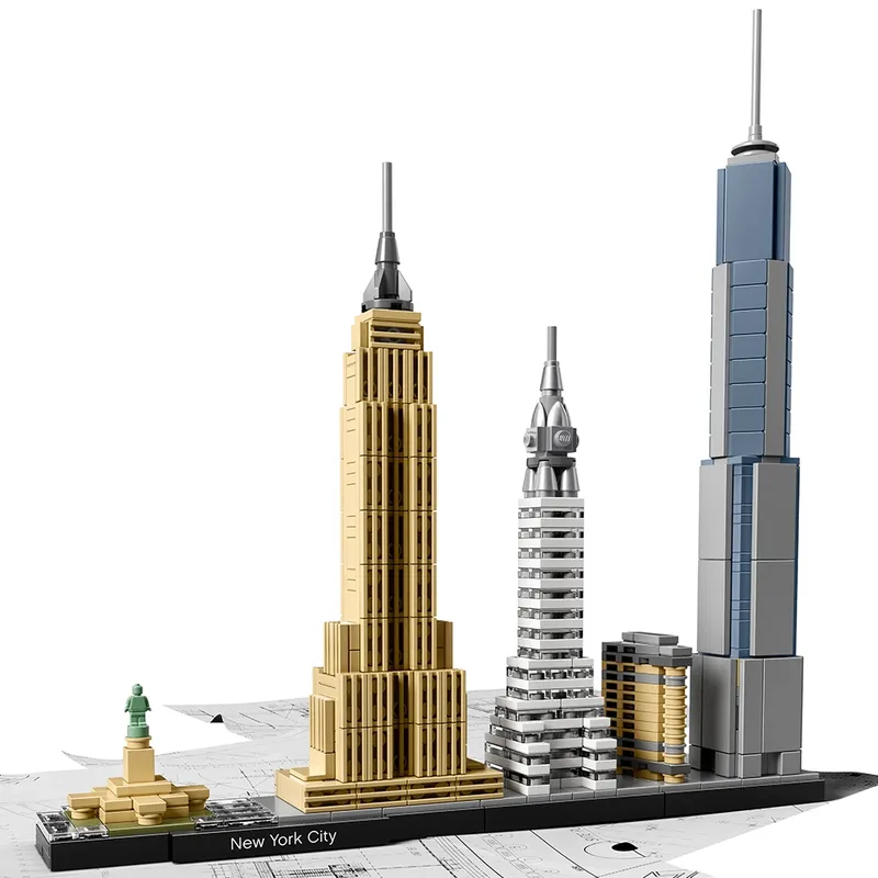 LEGO 21028 New York City, 598 stenen
