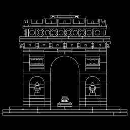 LEGO Arc de Triomphe (21036) - afbeelding 4