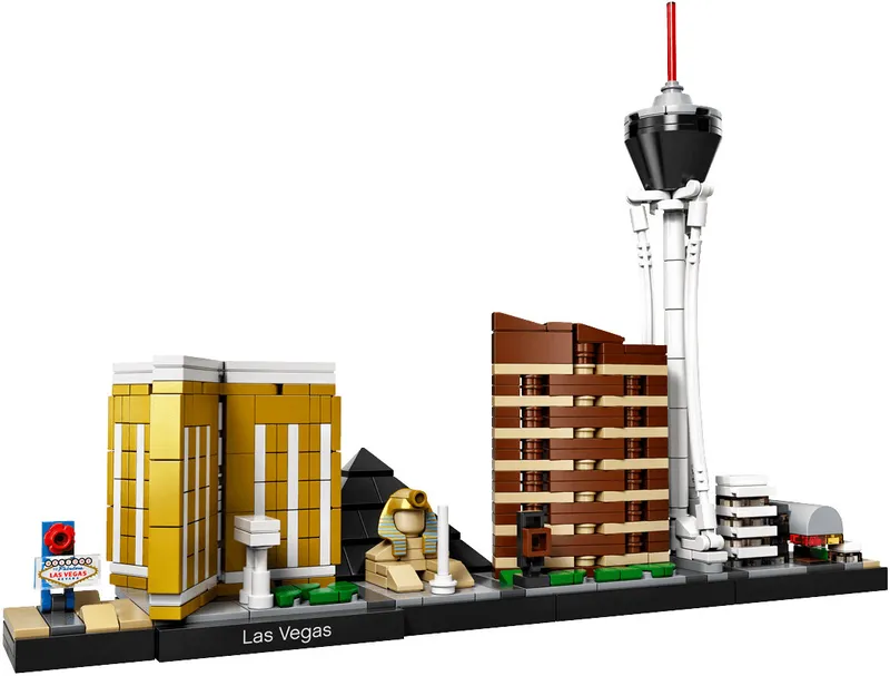 LEGO 21038 Las Vegas, 487 stenen