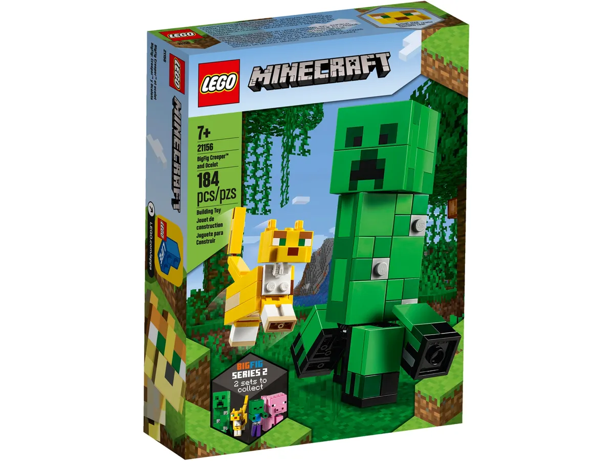LEGO BigFig Creeper™ and Ocelot (21156) - Bild 1
