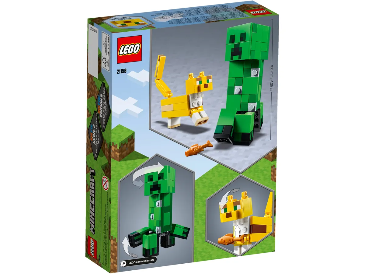 LEGO BigFig Creeper™ and Ocelot (21156) - Bild 4