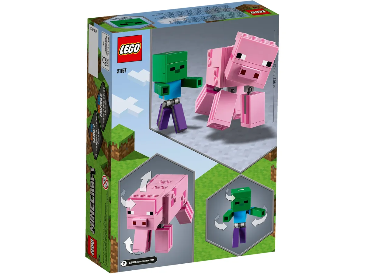 LEGO BigFig Pig with Baby Zombie (21157) - Bild 4