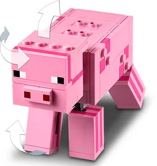 BigFig Pig with Baby Zombie van LEGO – productfoto 6 van 10