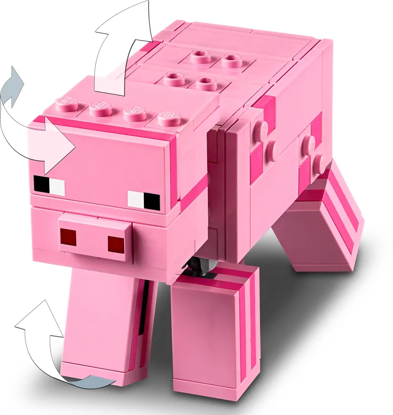 BigFig Pig with Baby Zombie van LEGO – productfoto 6 van 10
