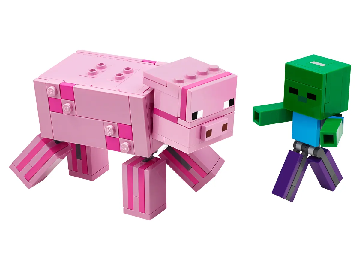LEGO BigFig Pig with Baby Zombie (21157)