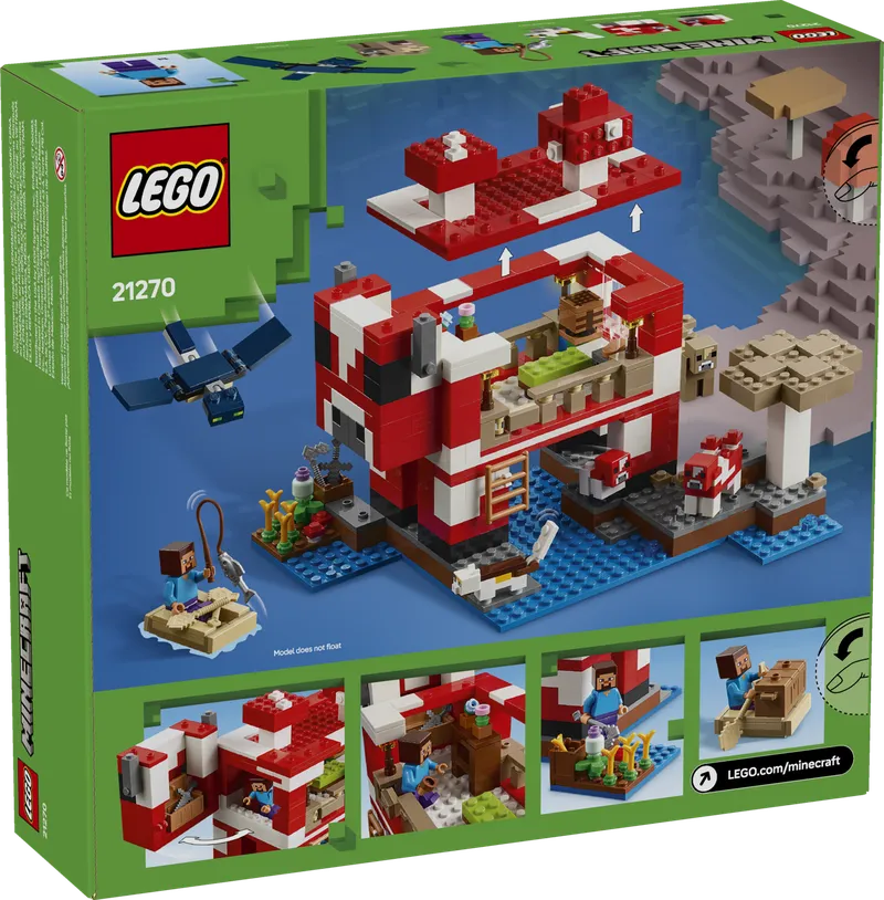 The Mooshroom House de LEGO – photo du produit 10 sur 10