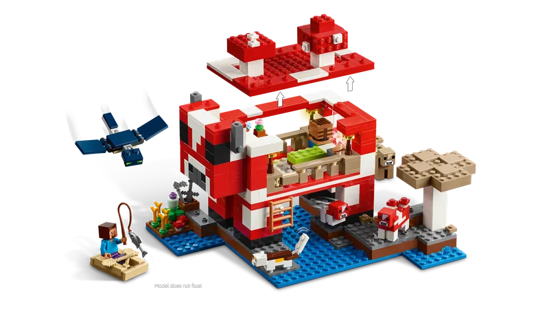 The Mooshroom House de LEGO – photo du produit 3 sur 10