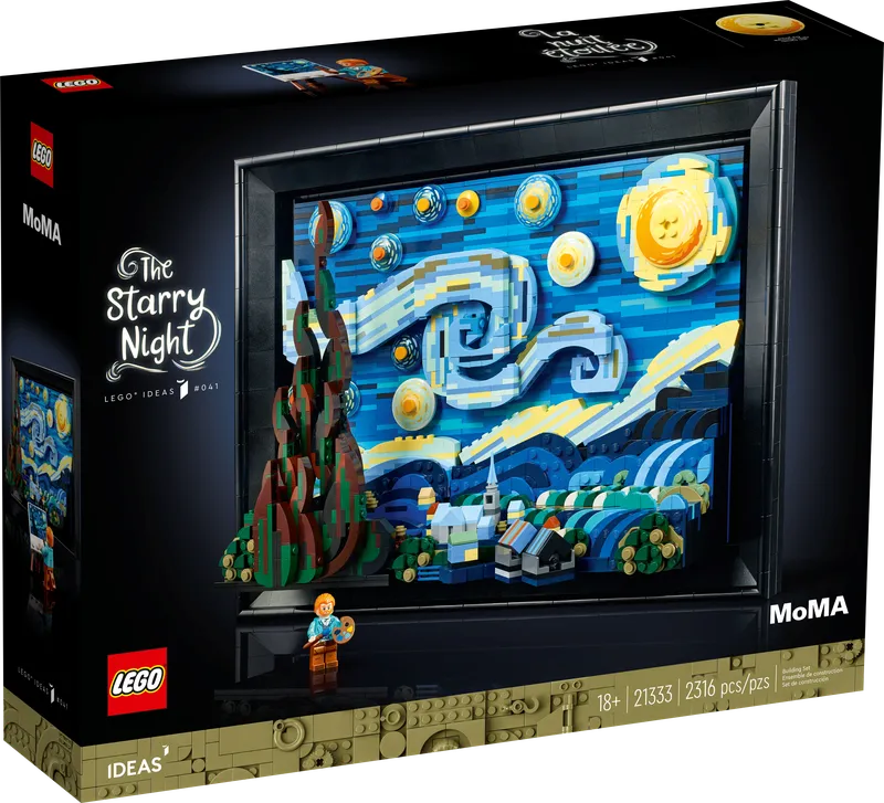 Vincent van Gogh - The Starry Night von LEGO – Produktfoto 2 von 11