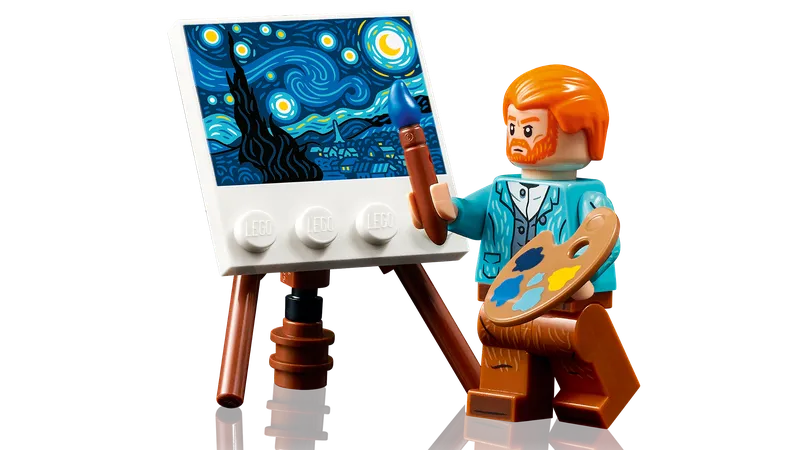 Vincent van Gogh - The Starry Night von LEGO – Produktfoto 6 von 11