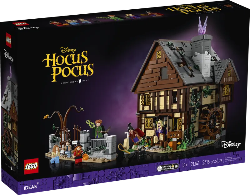 LEGO 21341 Disney Hocus Pocus: The Sanderson Sisters' Cottage detail image