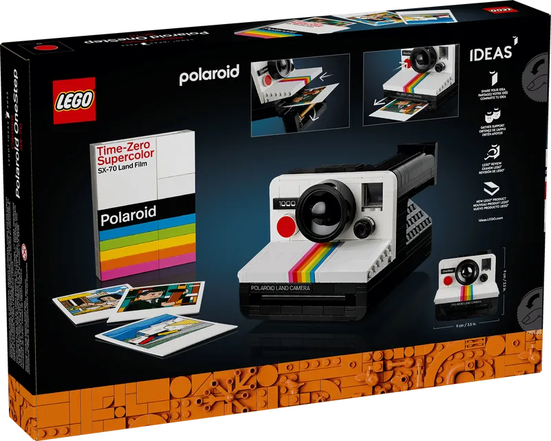 Polaroid OneStep SX-70 camera van LEGO – productfoto 7 van 10