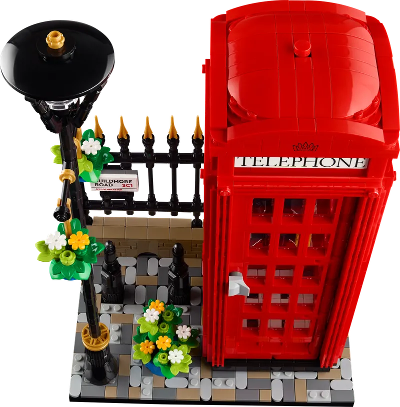 Rode Londense telefooncel van LEGO – productfoto 3 van 12