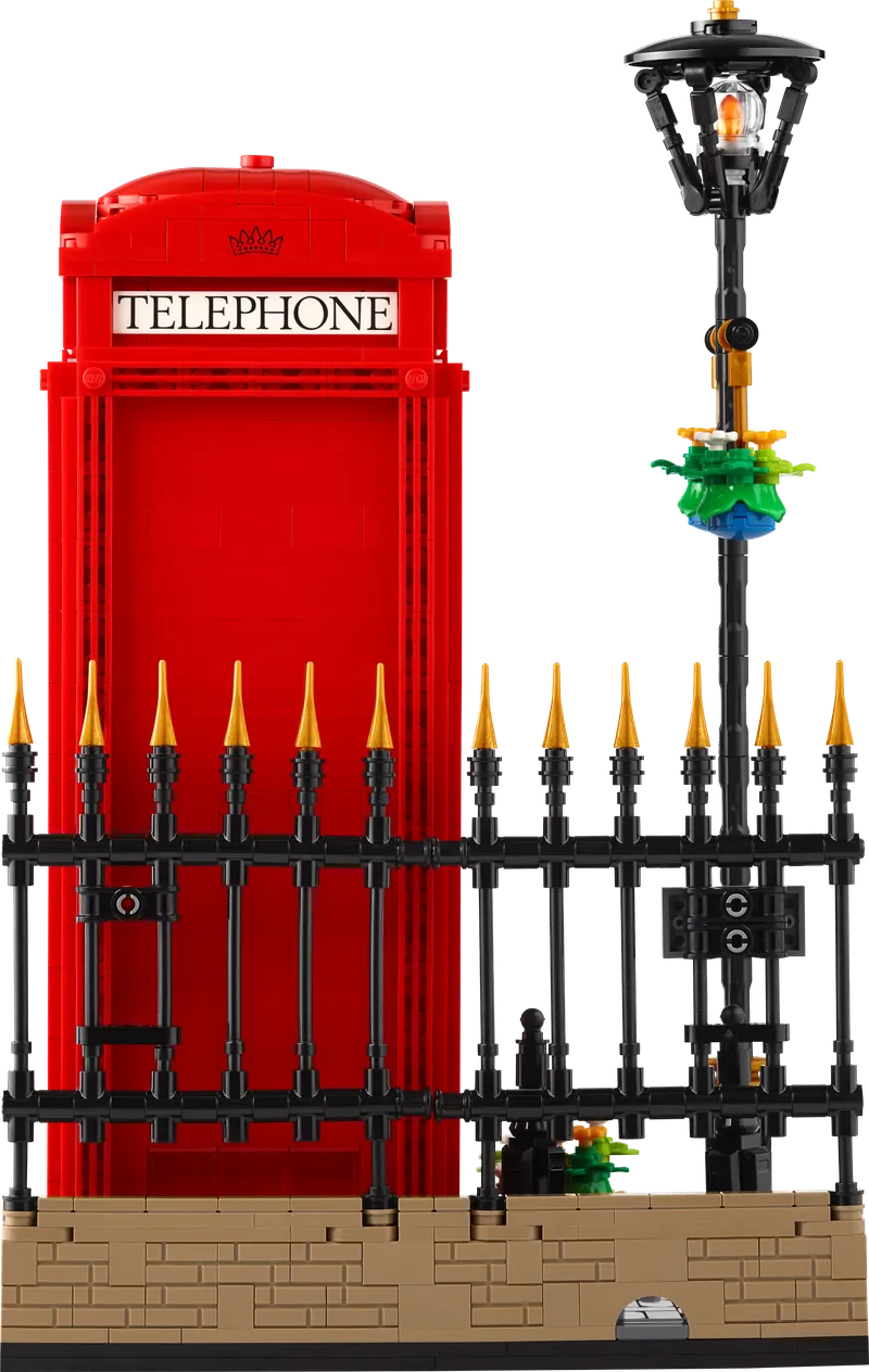 Rode Londense telefooncel van LEGO – productfoto 4 van 12
