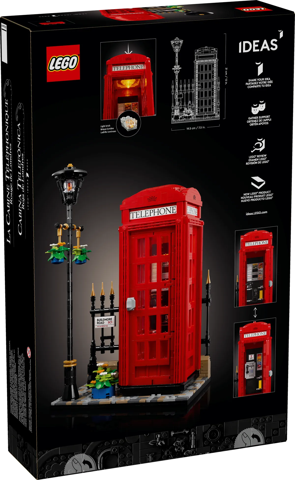 LEGO Red London Telephone Box (21347) - Bild 7