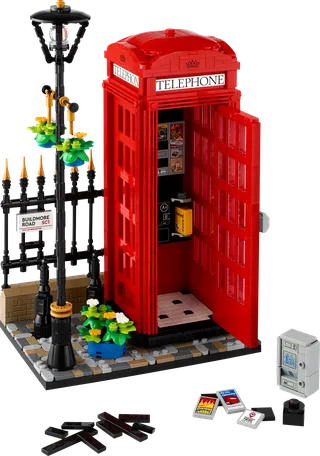 Rode Londense telefooncel van LEGO – productfoto 1 van 12