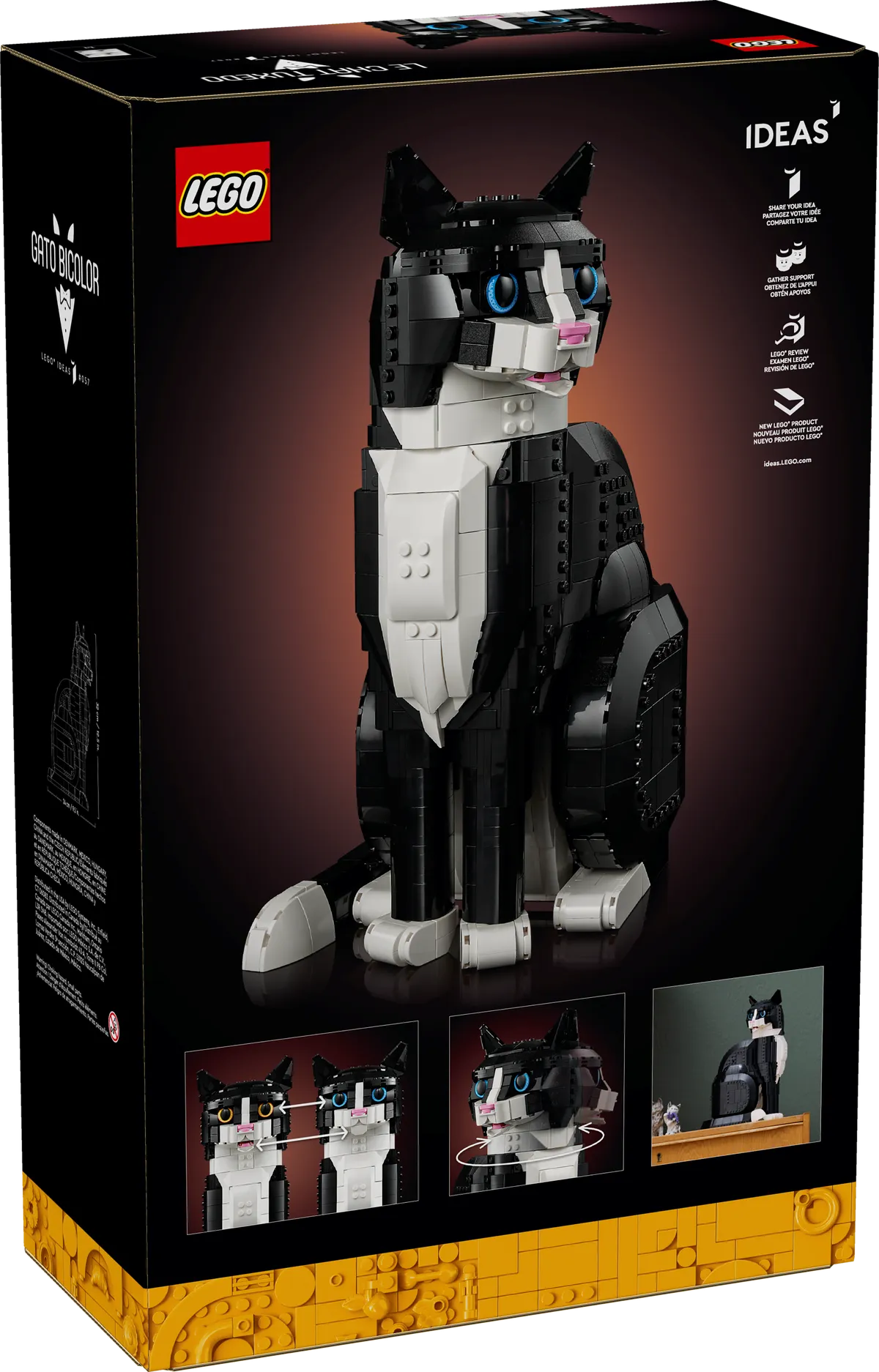 LEGO Tuxedo Cat (21349) - Bild 9