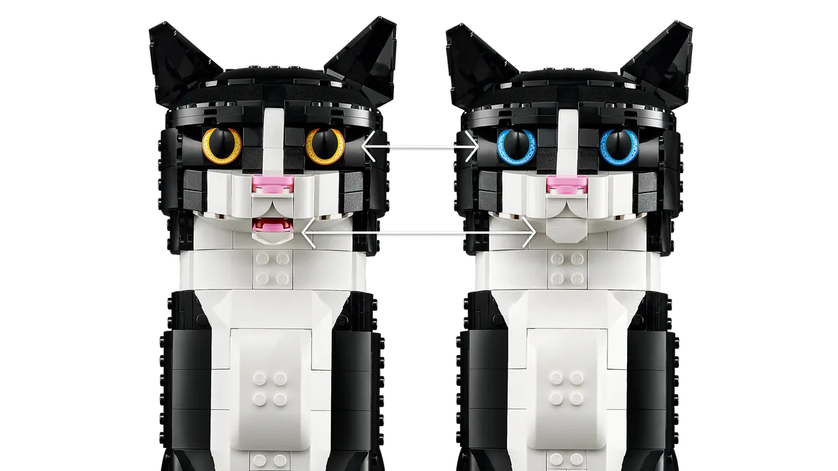 LEGO Tuxedo Cat (21349) - Bild 1