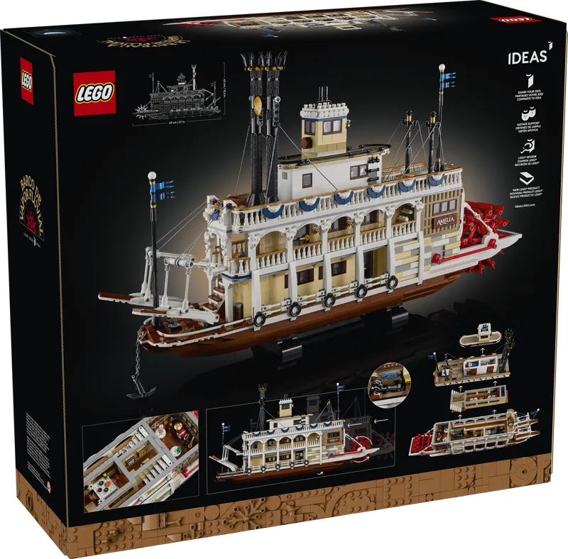 Stoomboot van LEGO – productfoto 16 van 19
