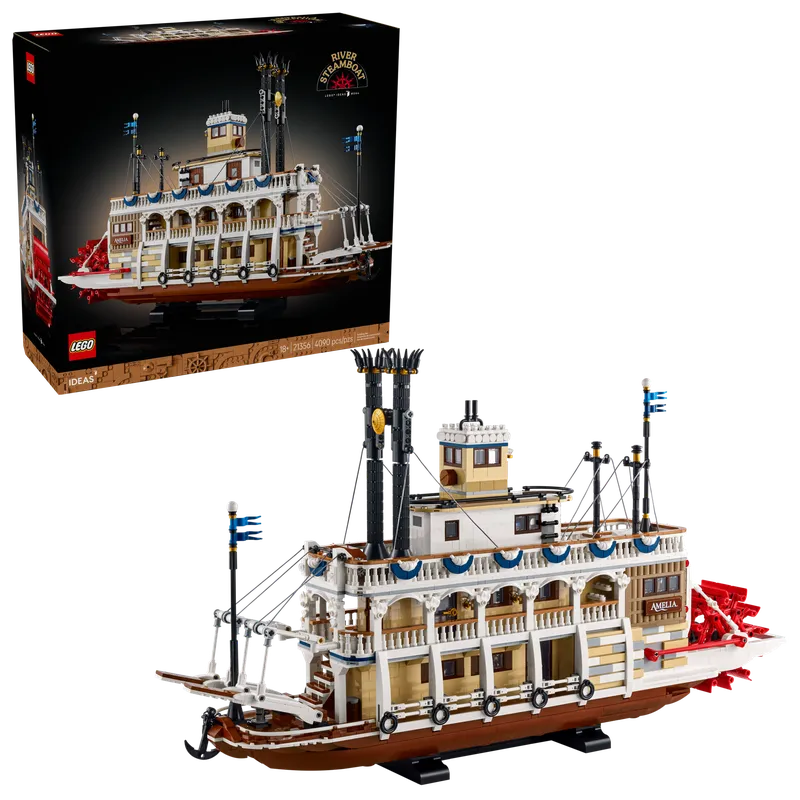 Stoomboot van LEGO – productfoto 2 van 19