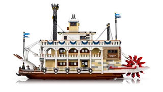 Stoomboot van LEGO – productfoto 3 van 19