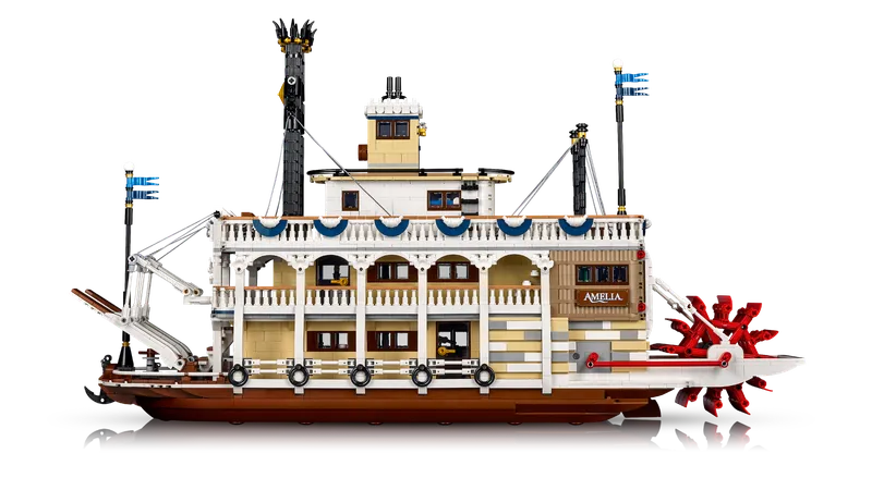 Stoomboot van LEGO – productfoto 3 van 19
