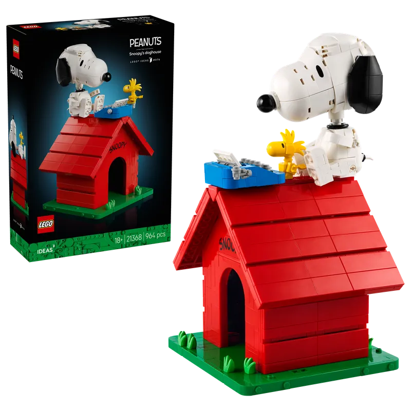 Peanuts: Snoopy's Doghouse van LEGO – productfoto 2 van 16