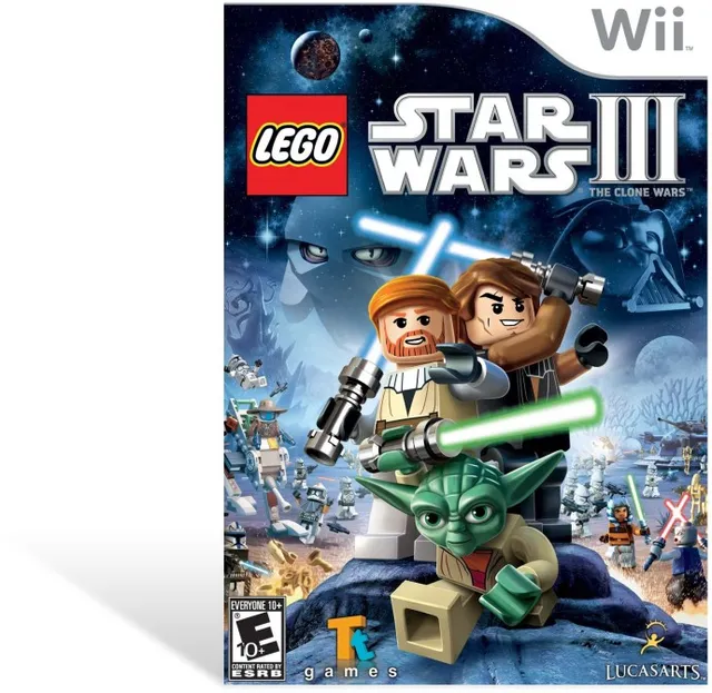 Star Wars III: The Clone Wars - Wii van LEGO – productfoto