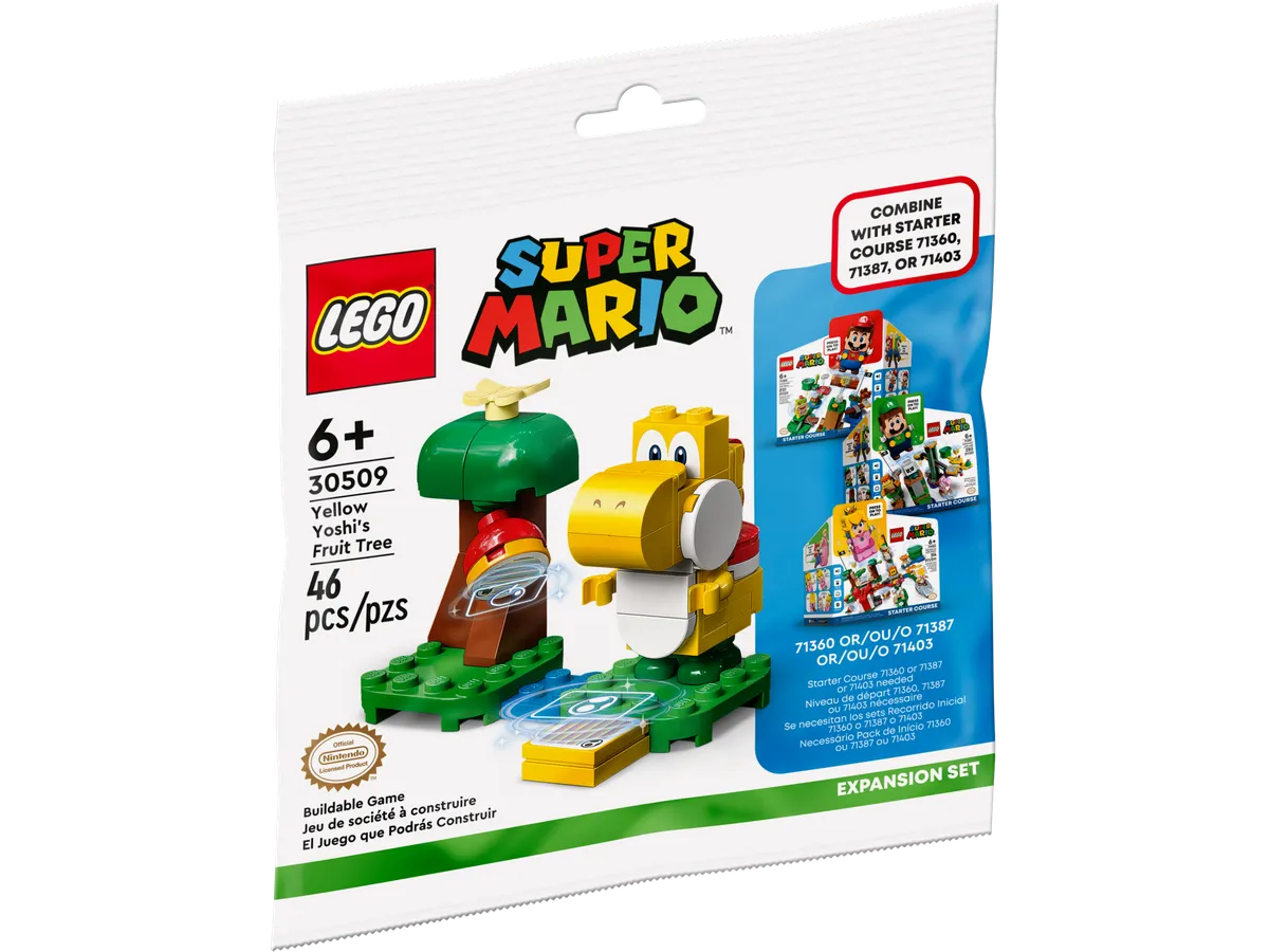 LEGO Yellow Yoshi’s Fruit Tree Expansion Set (30509) - afbeelding 1